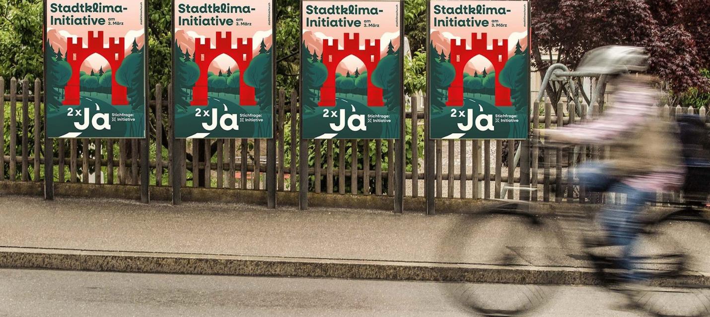 Plakate Stadtklima-Initiative Chur